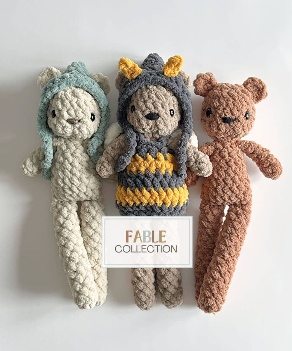 Finn Bear + Fairy Mod CROCHET PATTERN (Fable Collection)
