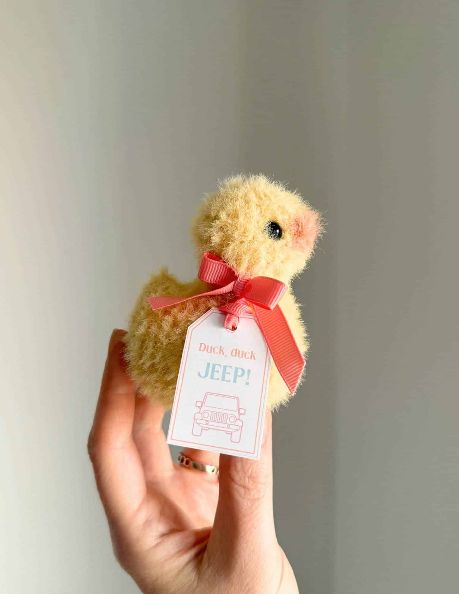 Jeep Duck Printable Tags