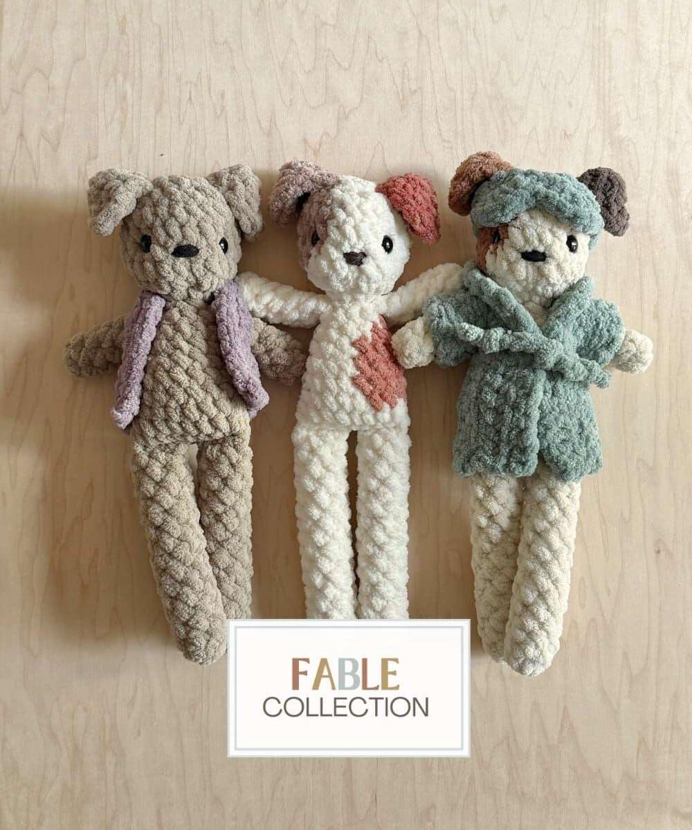 Marley Dog + Bedtime Bundle CROCHET PATTERN (Fable Collection)