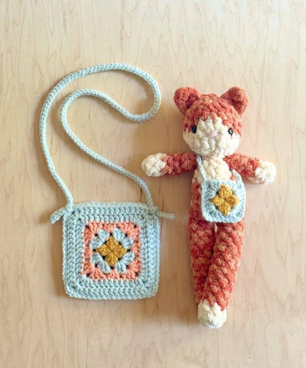 Fable & Friend Purse Set CROCHET PATTERN (animal pattern NOT included)