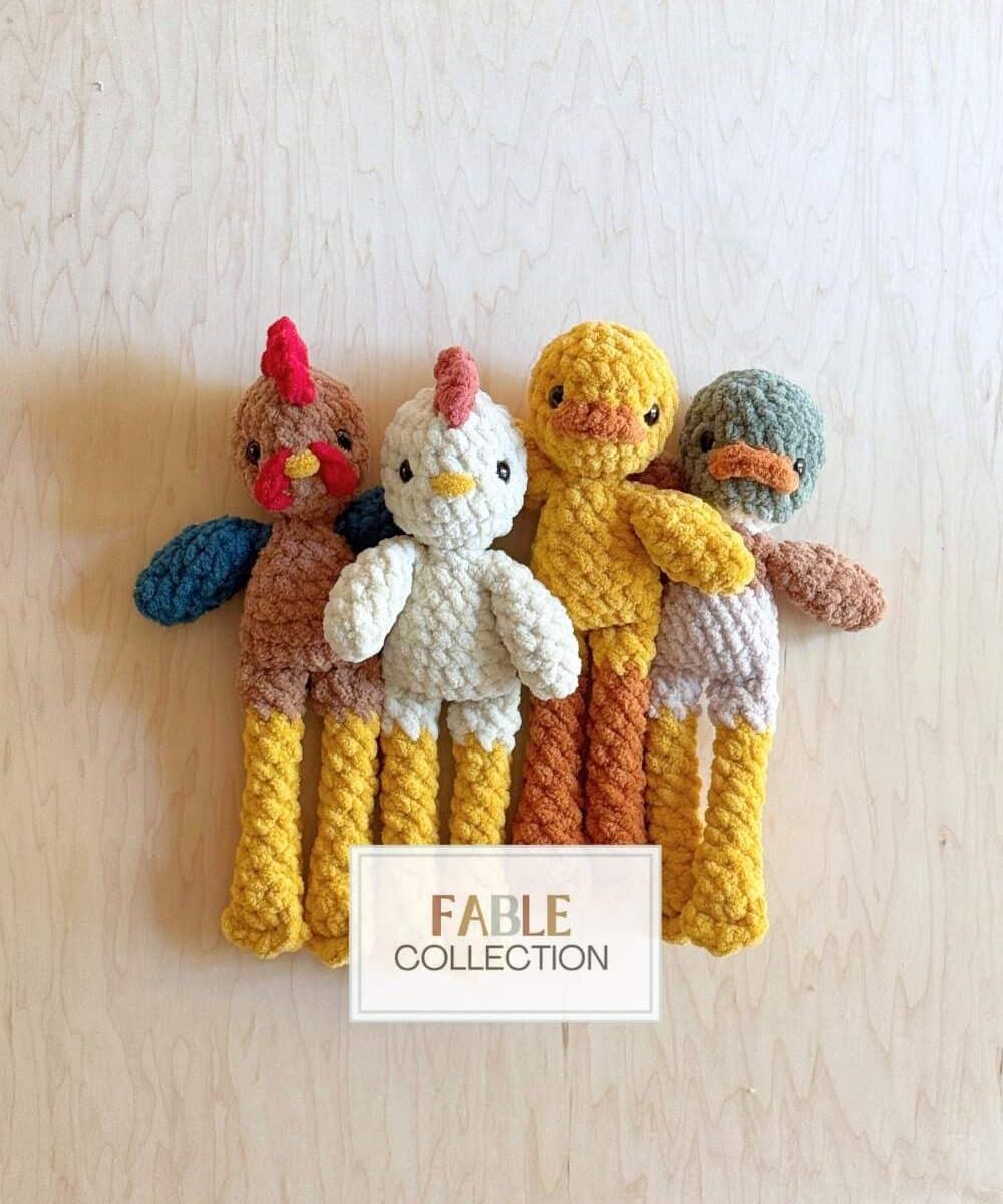 Millie Chicken and Friends CROCHET PATTERN (Fable Collection)