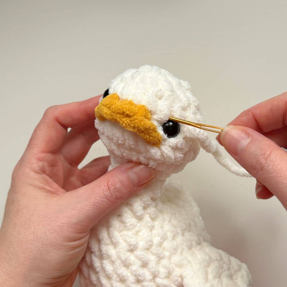 2nd step in eye shaping process.