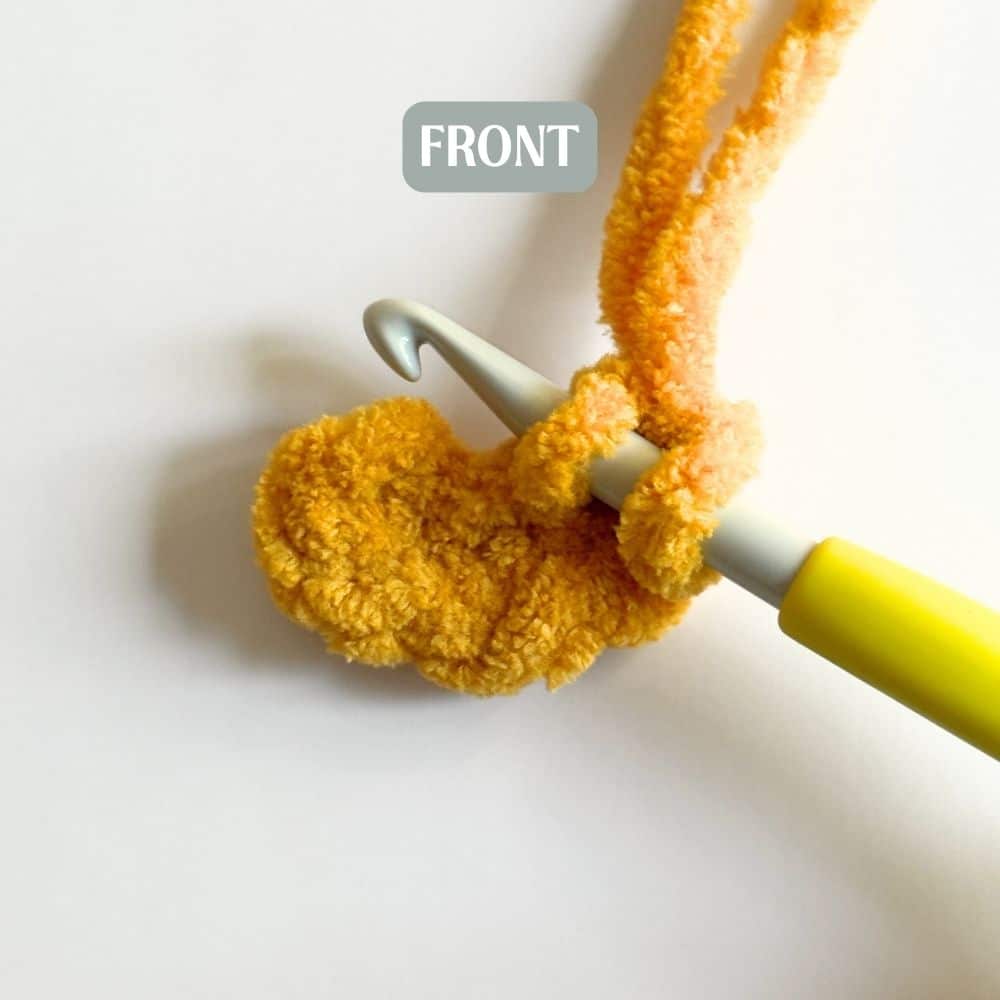 Font side of the chain