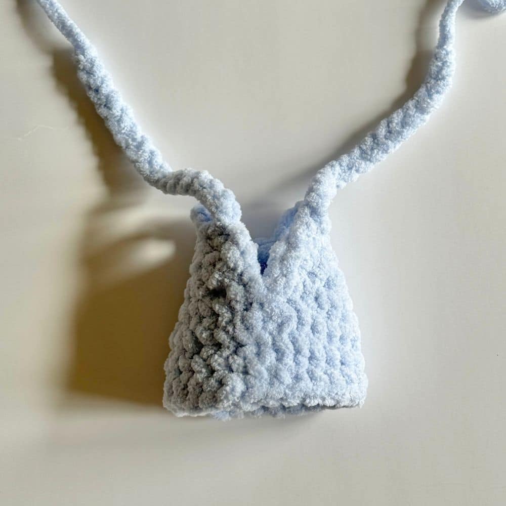 Finished off opening at the back of the dress.