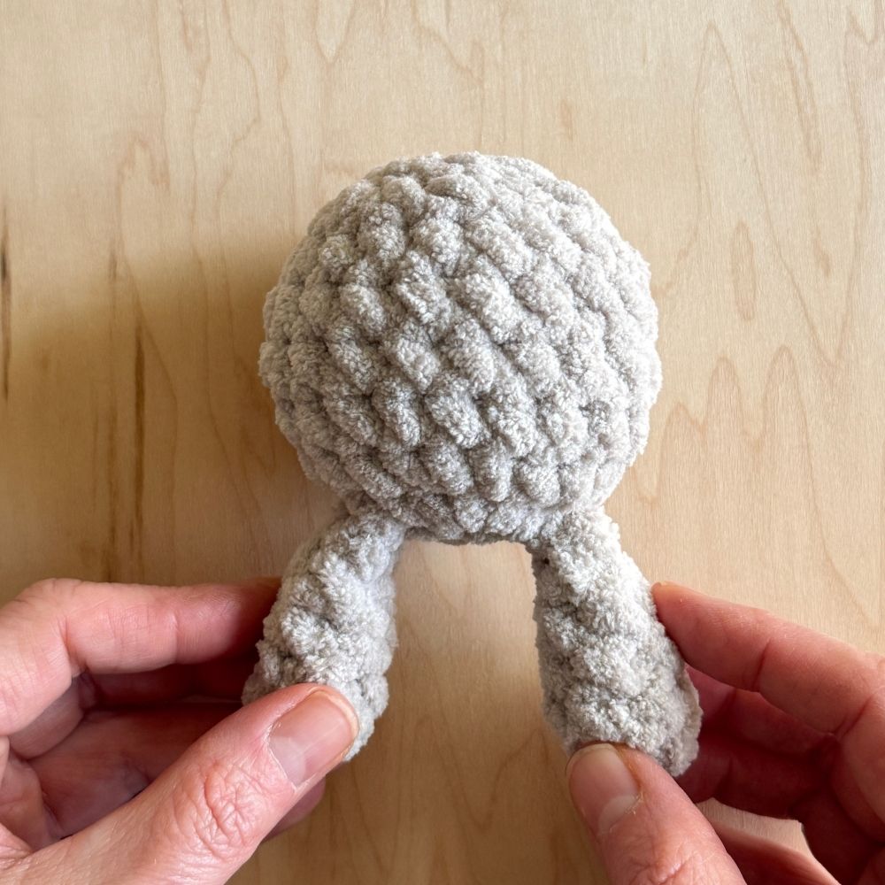 Finished Fable Baby head and arms attached. 