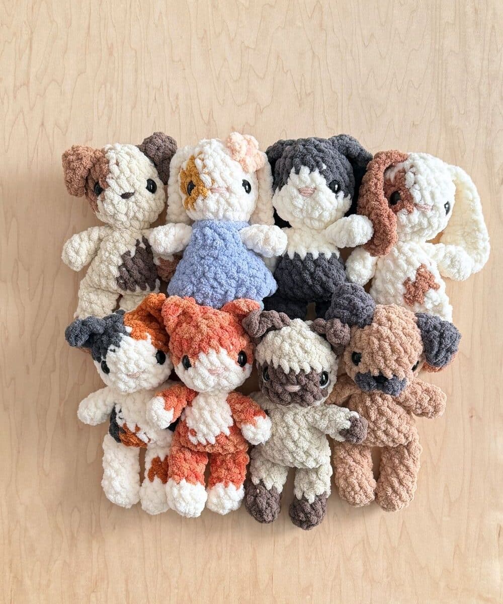 Fable Baby Pets BUNDLE (Dog, Cat and Bunny Fable Collection CROCHET PATTERNS)