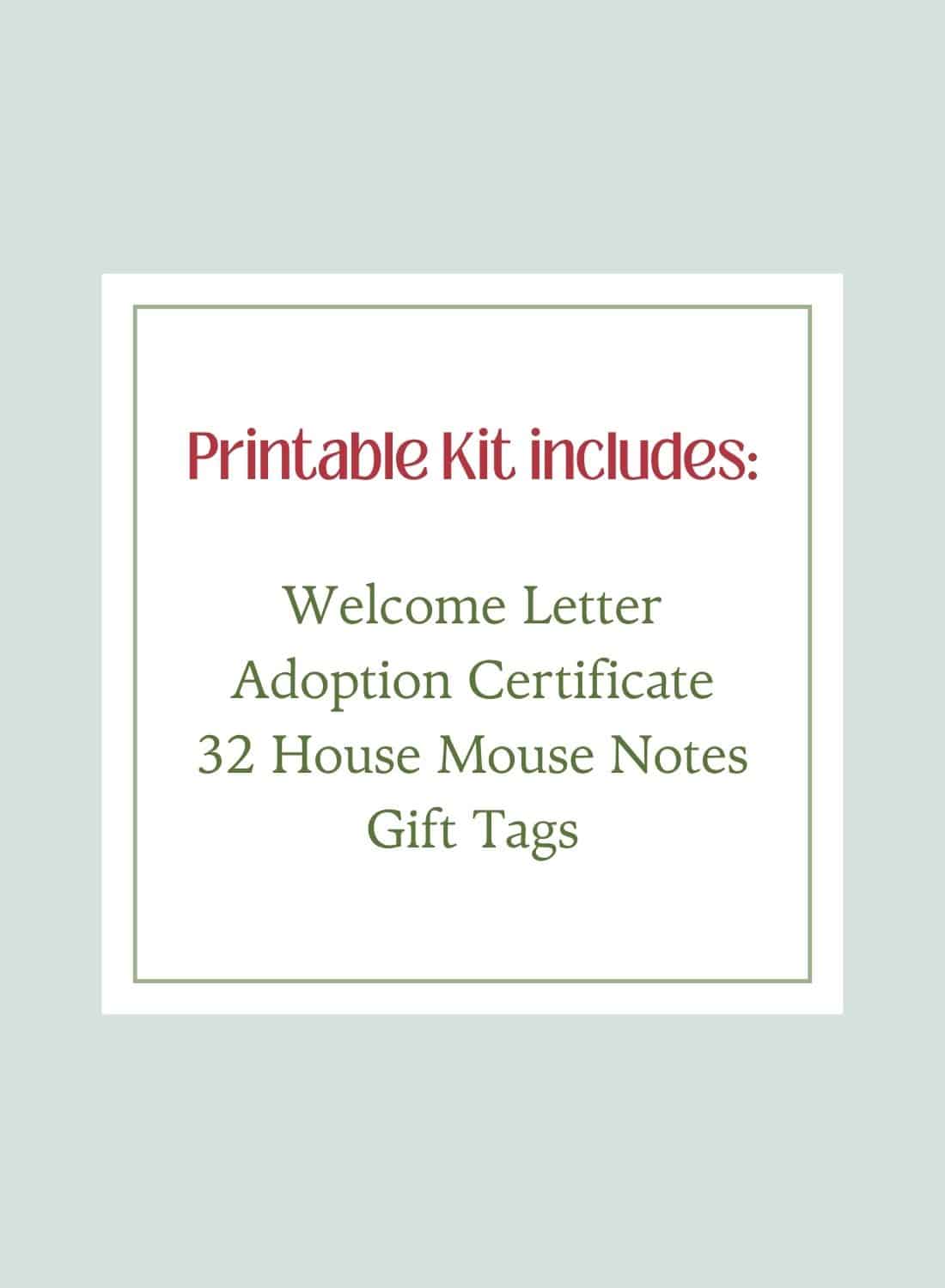 LOFTY Mouse in the House Mod CROCHET PATTERN with printable kit (Mouse pattern not included) - Image 8